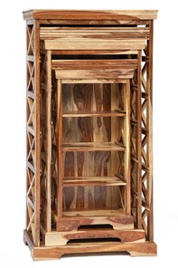 Шкафы для книг Бомбей - 0761A (набор 3 шт.) палисандр, натуральный (natural) арт.10047 в Нижнекамске