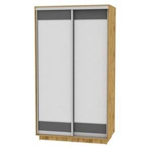 Шкаф 2-дверный Весенний HK1, 2155х1200х600 (D2D2), ДВ-Графит в Нижнекамске