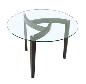 Стеклянный столик в гостиную Оникс-1, Венге/Прозрачное стекло в Казани
