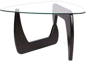 Стеклянный столик Берген-3, черный в Набережных Челнах
