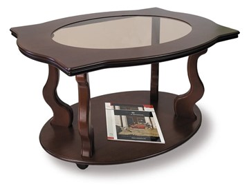 Журнальный стол Берже 3С (темно-коричневый) в Нижнекамске