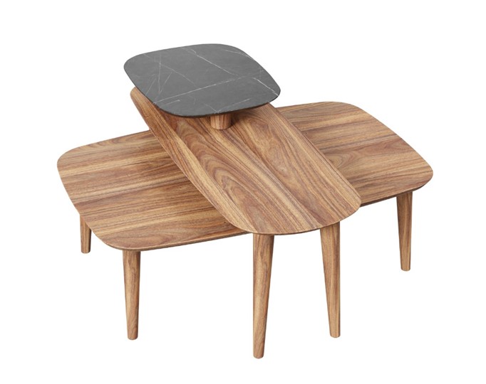 Столик садовый низкий (кофейный) деревянный, МР-05