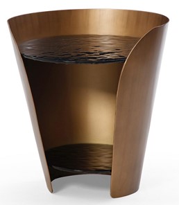 Стеклянный столик ET6123 (D48,6) закаленное стекло/бронзовый в Набережных Челнах