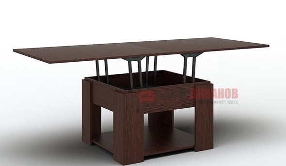 Журнальный стол-трансформер Модерн, венге в Нижнекамске - изображение