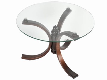 Стеклянный столик Лорд (темно-коричневый) в Казани