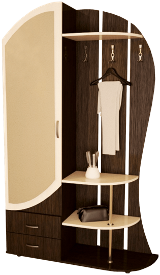 Прихожая Рада с зеркалом (Венге/Дуб млечный) в Нижнекамске - изображение 2