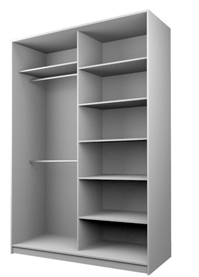 Шкаф 2-х дверный MAX МШ-23-6-16-99, Профиль Черный/Цвет Дуб млечный/Стекло с пленкой Oracal бургунди в Нижнекамске - изображение 1