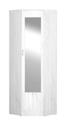 Распашной угловой шкаф Ольга-Милк 9.2 с зеркалом в Набережных Челнах - изображение