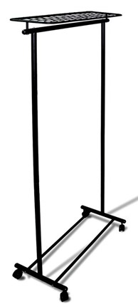 Вешалка гардеробная на колесах М 9 (Черный) в Альметьевске - изображение