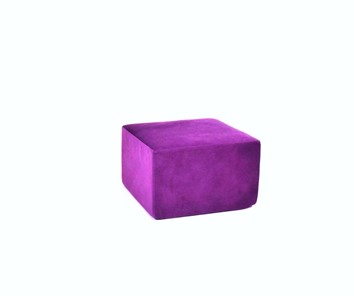 Пуф Тетрис 50х50, фиолетовый в Нижнекамске