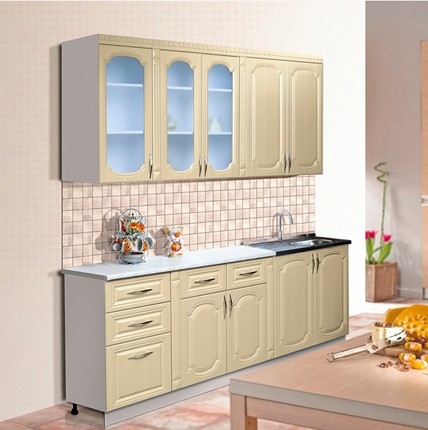 Гарнитур кухонный Классика 2000, цвет Дуб беленый в Нижнекамске - изображение