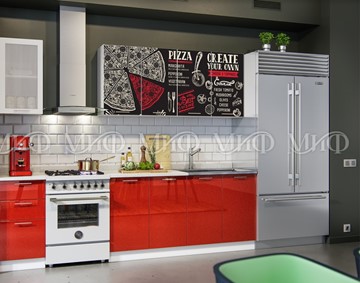 Гарнитур на кухню фотопечать Пицца 2,0 в Нижнекамске - предосмотр