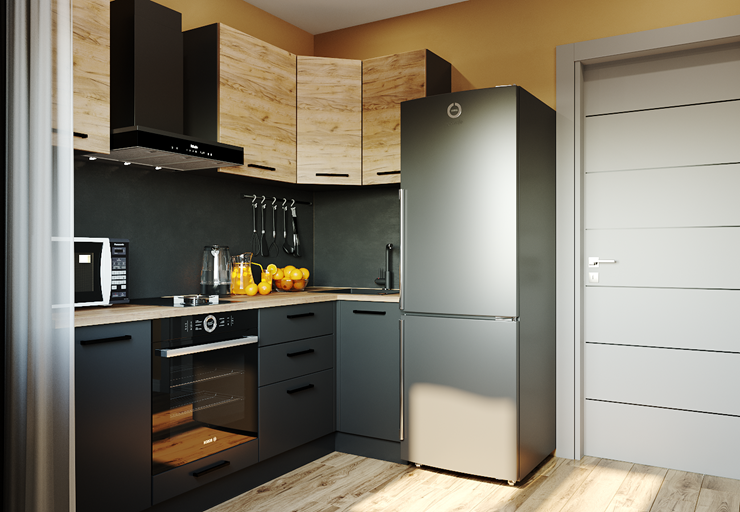 Кухонный угловой гарнитур Дели-2200х1000 в Альметьевске - изображение
