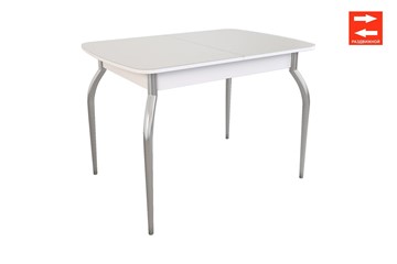 Кухонный раздвижной стол Танго, белый/белый в Набережных Челнах