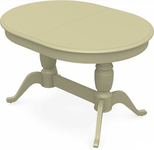 Кухонный раздвижной стол Леонардо-2 исп. Овал, тон 10 (Морилка/Эмаль) в Нижнекамске