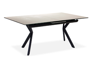 Кухонный стол раскладной Бордо 1CX 140х85 (Oxide Avorio/Графит) в Альметьевске - предосмотр