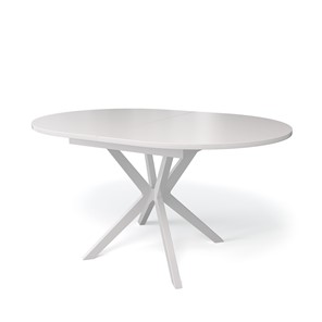 Раздвижной стол Kenner B1300 (Белый/Стекло белое сатин) в Нижнекамске - предосмотр