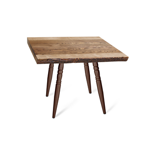 Кухонный обеденный стол SHT-TU15 (4 шт.)/ТT10 (медный металлик/натуральное дерево) в Набережных Челнах