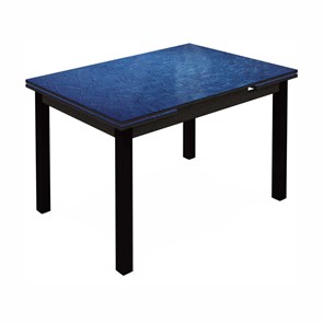 Обеденный раздвижной стол Шанхай исп.1 металл. крашенные №21 (Exclusive h129/черный) в Альметьевске
