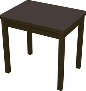 Кухонный стол раздвижной Бари дерево №8 (стекло коричневое/венге) в Нижнекамске - предосмотр