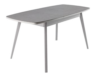 Кухонный стол раскладной СТОЛБУРГ Артктур, Керамика, grigio серый, 51 диагональные массив серый в Альметьевске
