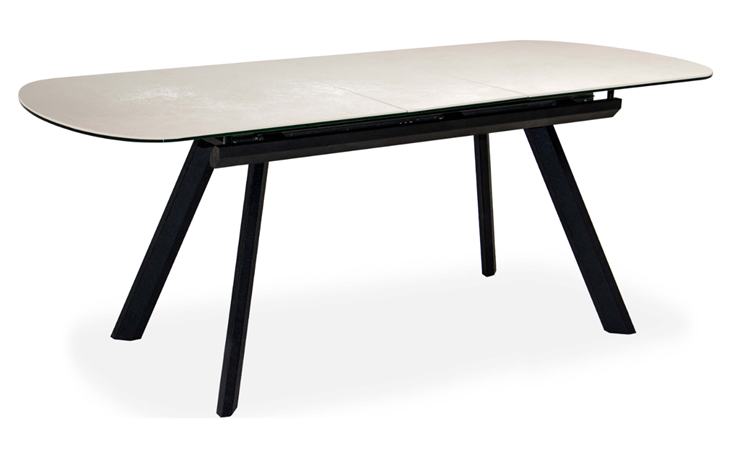 Раздвижной стол Шамони 2CQ 160х90 (Oxide Avorio/Графит) в Альметьевске - изображение 1
