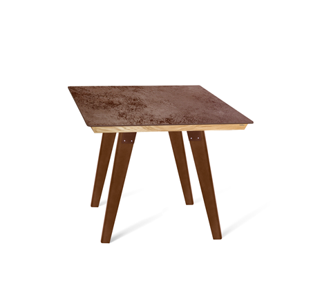 Обеденный стол SHT-TU16 (4 шт.)/ТT8 60/60 (темный орех/прозрачный лак/коричневая сепия) в Альметьевске - изображение