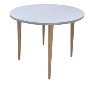 Кухонный стол круглый Creo-line Серый камень 90*90 см ЛДСП в Альметьевске