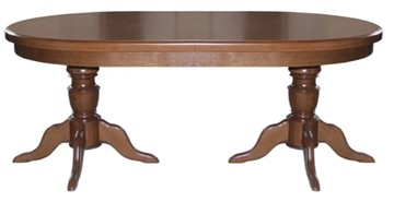 Деревянный стол 2,0(2,5)х1,1 на двух тумбах, (патина) в Нижнекамске