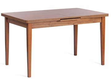 Кухонный раздвижной стол AISHA (mod. 1151) ЛДСП+меламин/дерево граб, 130+35х80х75, walnut (орех) арт.19485 в Нижнекамске