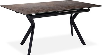Кухонный раскладной стол Бордо 2CX 160х90 (Oxide Moro/Графит) в Альметьевске - предосмотр