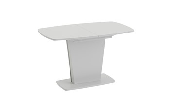 Кухонный раскладной стол Честер тип 2, цвет Белый/Стекло белый глянец в Казани