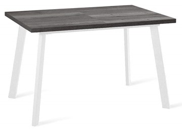 Кухонный стол раскладной Dikline HB120 Сосна Пасадена/ножки белые в Набережных Челнах