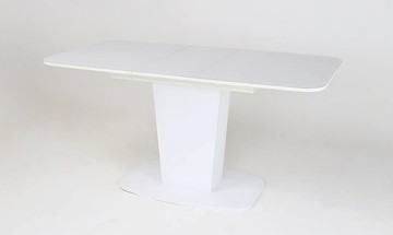 Кухонный стол раздвижной Домино Белый в Нижнекамске - предосмотр 1