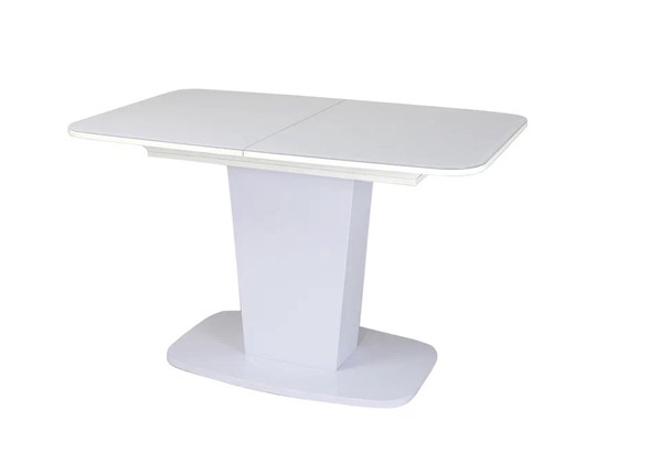 Кухонный стол раздвижной Домино Белый в Нижнекамске - изображение