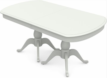 Обеденный раздвижной стол Фабрицио-2 исп. Мыло большой 2 вставки, Тон 9 Покраска + патина (в местах фрезеровки) в Альметьевске
