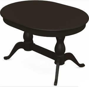 Раздвижной стол Фабрицио-2 исп. Овал 1600, Тон 11 Покраска + патина с прорисовкой (на столешнице) в Нижнекамске