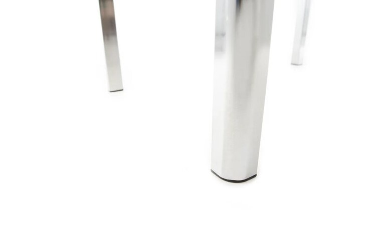 Раздвижной стол Гамбург исп. мини, Пластик (Дерево темное, опоры хром) в Нижнекамске - изображение 4