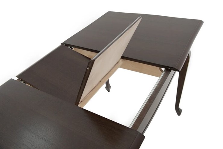 Кухонный стол раскладной Кабриоль 1200х800, (Тон 7 - Орех тёмный) Морилка/Эмаль в Альметьевске - изображение 8