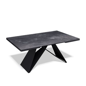 Керамический кухонный стол KB1400, черный/керамика черная в Набережных Челнах