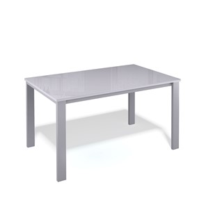 Раздвижной стол Kenner LL1200 серый/стекло серое глянец в Нижнекамске