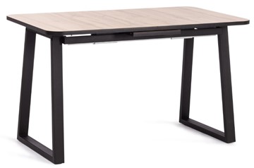 Обеденный раздвижной стол MALTIDO ЛДСП/HPL/металл, 130/160x75x75 Дуб Вотан/чёрный арт.19745 в Альметьевске