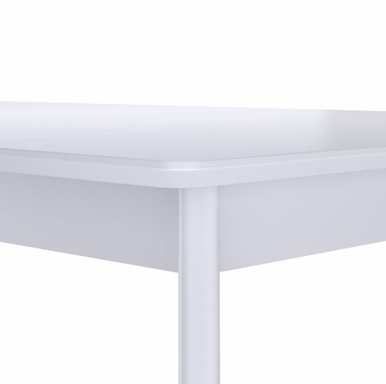 Кухонный стол раскладной Пегас Classic Plus 120, Белый в Нижнекамске - изображение 3