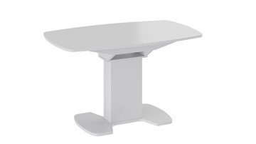 Стол из стекла Портофино (СМ(ТД)-105.02.11(1)), цвет Белый глянец/Стекло белое в Альметьевске