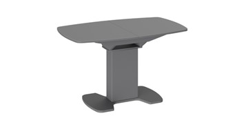 Стеклянный обеденный стол Портофино (СМ(ТД)-105.02.11(1)), цвет Серое/Стекло серое матовое LUX в Набережных Челнах