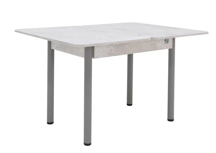 Кухонный стол раздвижной Прайм-3Р, Цемент светлый в Нижнекамске - изображение 1
