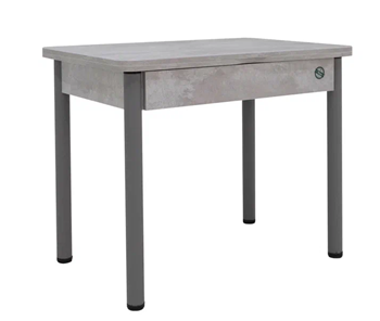 Кухонный стол раздвижной Прайм-3Р, Цемент светлый в Нижнекамске - предосмотр