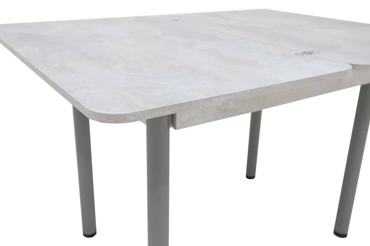 Кухонный стол раздвижной Прайм-3Р, Цемент светлый в Нижнекамске - изображение 3