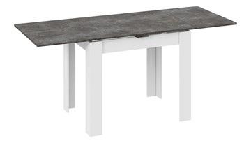 Обеденный раздвижной стол Промо тип 3 (Белый/Ателье темный) в Набережных Челнах - предосмотр 1