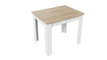 Кухонный стол раскладной Промо тип 3 (Белый/Дуб сонома светлый) в Нижнекамске - предосмотр
